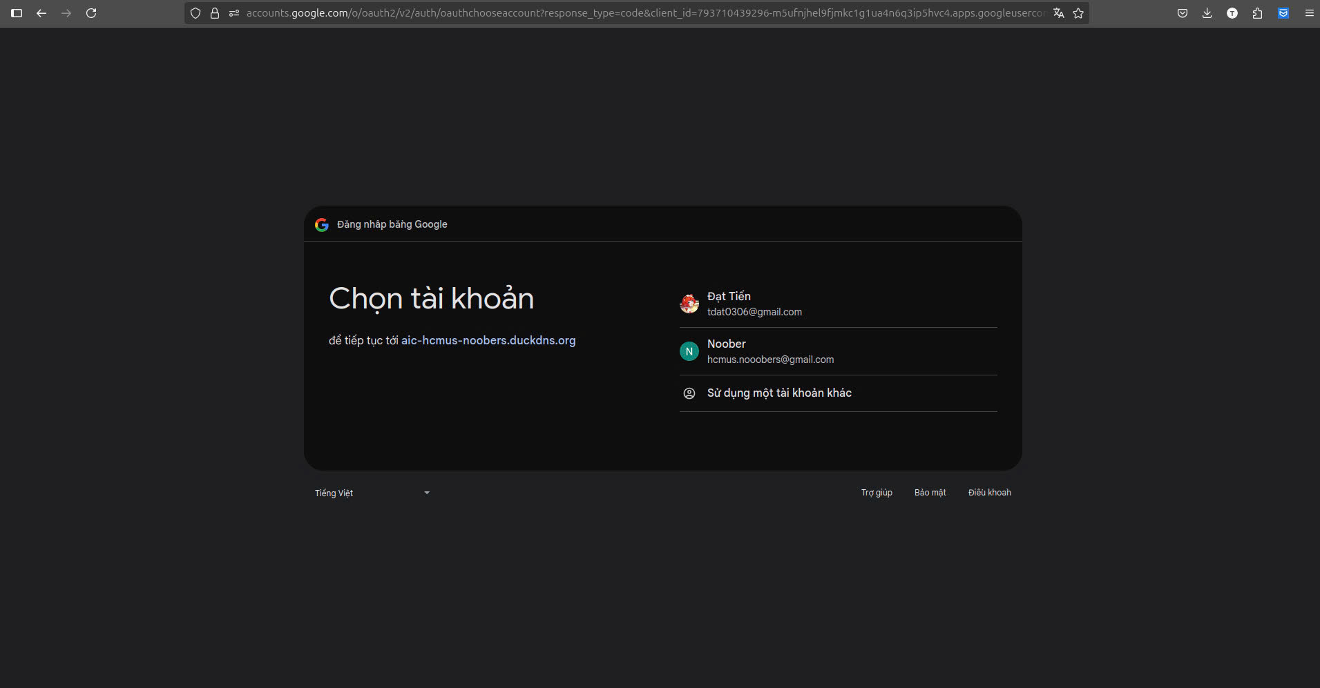 Google Login